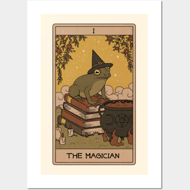 The Magician - Frogs Tarot Wall Art by thiagocorrea